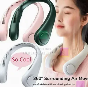 360° Rechargeable Neck Hanging Bladeless Neck Fan