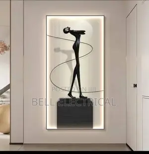 Modern Abstract Character Lighting Indoor Lde Wall Lamp