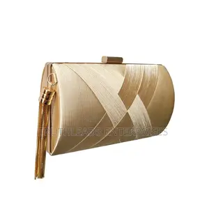 European Women Silk Satin Clutch Bag