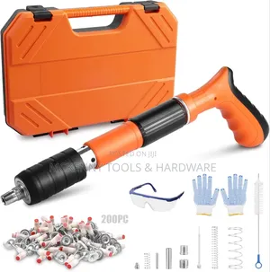 Mini Steel Nail Gun 5 Gears Power Adjustable Wall
