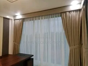 Inner White Blinds for Curtains (Full Window Length)