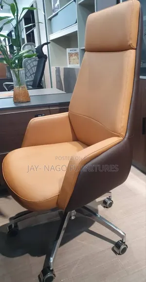 Executive Classic Pure Leather Reclining Office Chair
