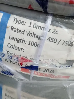 1mm 2core Flat Cable Nigeria