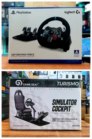 Logitech G29 Driving Force And Turismo Racing Chair Combo