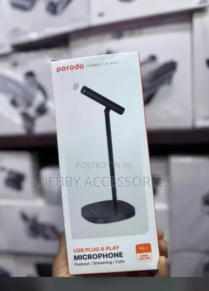 Porodo Usb Plug and Play Microphone