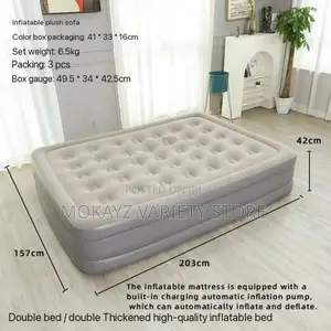 Automatic Self-inflatable Mattress/Bed + Repair Kit (Double)