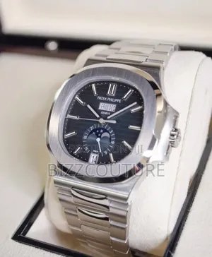 Original Patek Philippe Silver Stainless Steel Watch