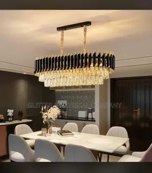 Luxury Crystal Chandelier Light for Executive Dining Room.