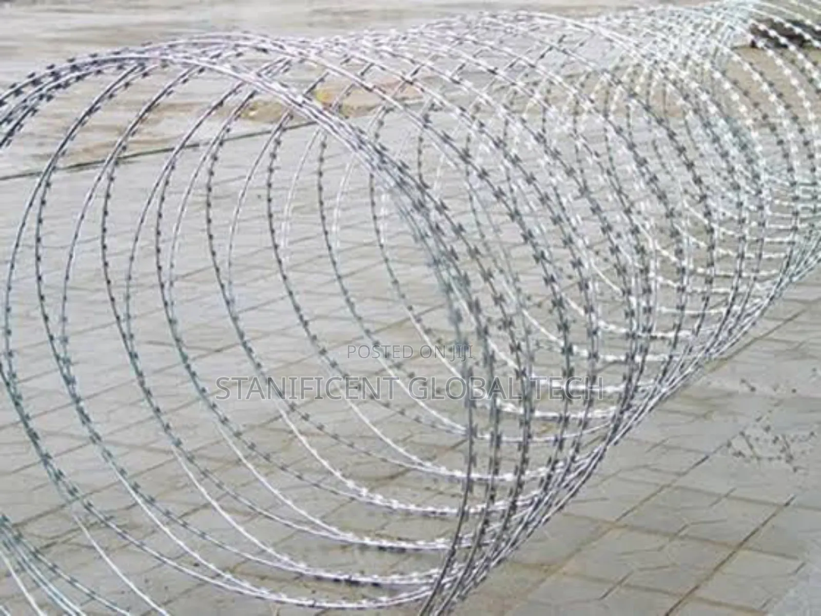 Razor Blade Barb Wire Installation
