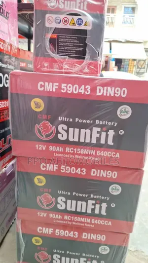 12v 90ah Sunfit ( Flat) for Benz.