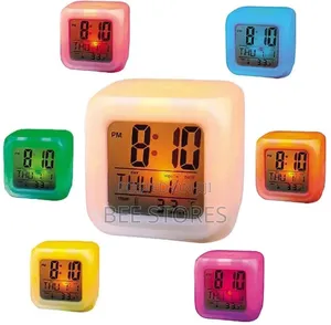 Colour Changing Cube Clock