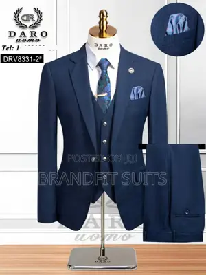 Men's Navy Blue Wedding Suits
