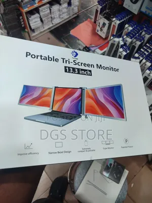 The Lion Portable Tri Screen Monitor 13.3"