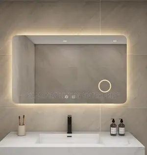 Modern 70*120 Led Bathroom Mirror-Bluetooth Magnifying Gla