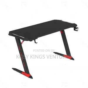 Ergonomic Gaming Desk With Led Lighting