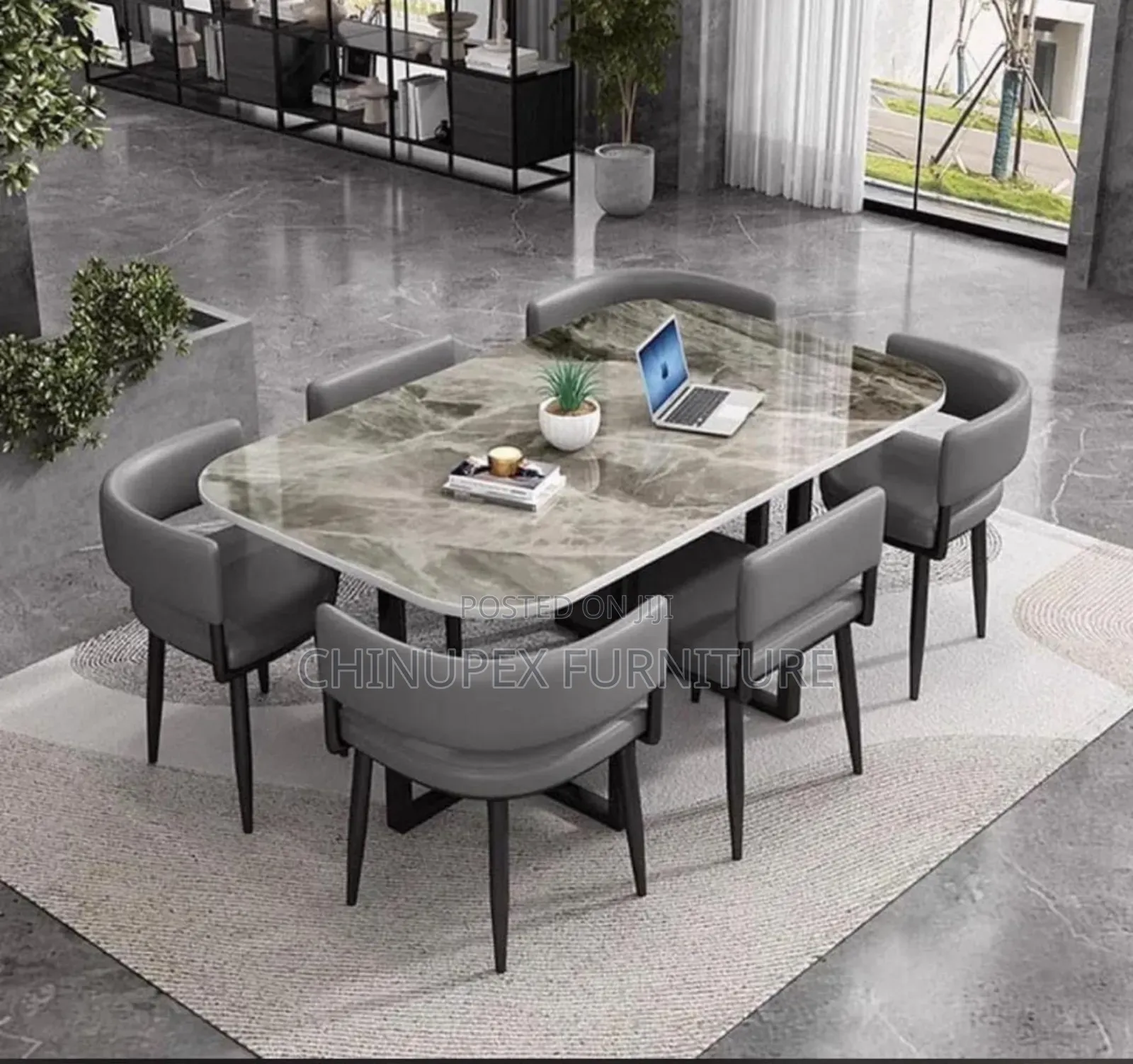 6 Seaters Dining Table Set