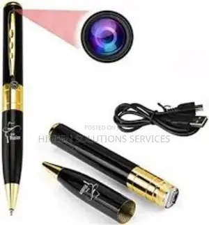 Black Spy Pen Camera With Micro Sd Card Slot, for Office