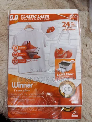 20 PCS Winner Classic Laser Transfer Paper