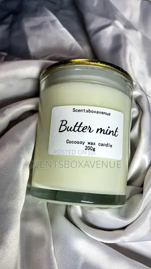 Buttermint Scented 200g Candle ( Coconut Soy Wax)