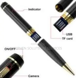 Spy Camera, Pen Camera With Fhd1080p, Nanny Cam With 180 Min