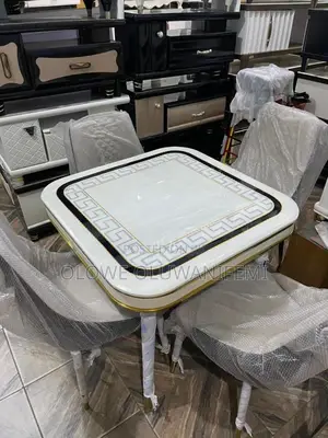 Dining Set by 4 Chairs Versace Design