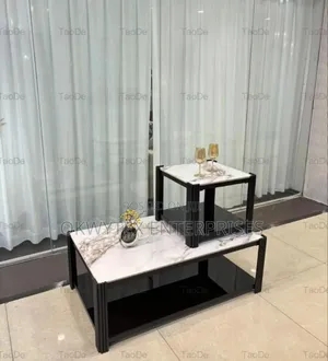 Italian Center Table With Two Sides Stools