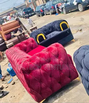 Classic Full Button Sofa Set