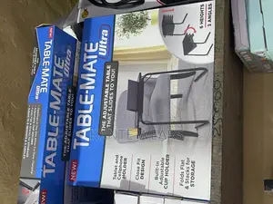 Table Mate Ultra Folding Tv Tray Table and Cup Holder