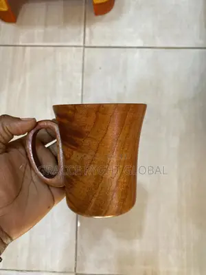 Wooden Cup With Handle