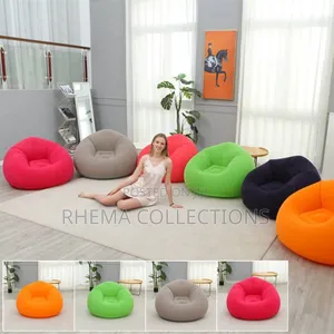 1pc Inflatable Bean Bag Indoor/Outdoor Sofa (Lounge Chair)
