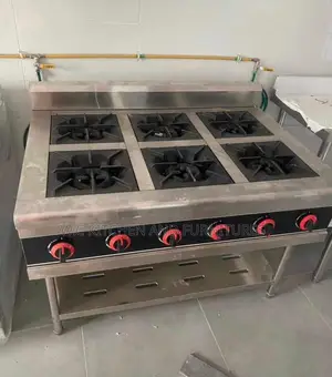 6 Burner Gas Cooker Without Oven
