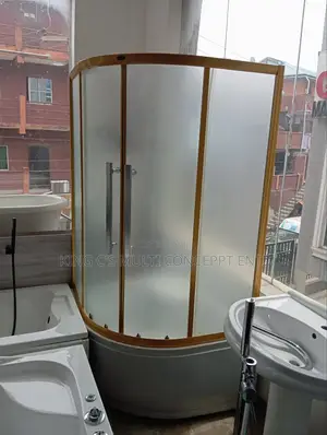 90 X 90 Gold Shower Cubicle