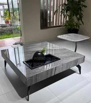 Exquisite Design Marble Centre Table With Side Stool