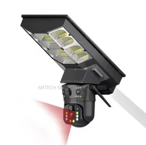 Solar Street Light 8mp V380pro Ai PTZ Dual Lens Camera