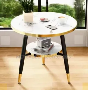2 Steps Luxury Creative Modern Gold Round Side Table/Stool