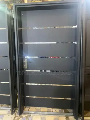 4ft Single Opening Israeli Gray Security Door