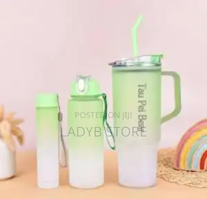 3in1 Water Bottle With Straw