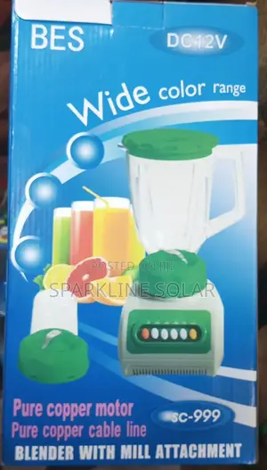 Sparkline Quality and Affordable Bes Solar Blender + Mill