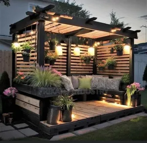 Crafting Pergola Tent and Open Bar