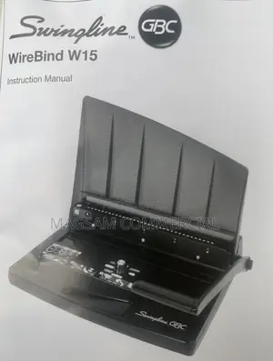 W15 Wirebind Binding Machine With Carrying Handle