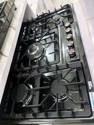 Black Metal Top 5 Burner All Gas