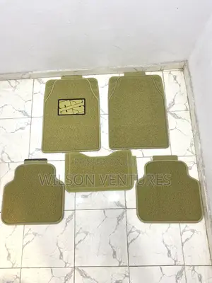 5pcs Universal Rug Foot Mat Cream Color