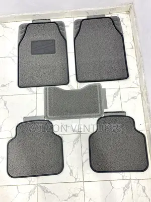 Gray Color Rug Foot Mat Universal Fit