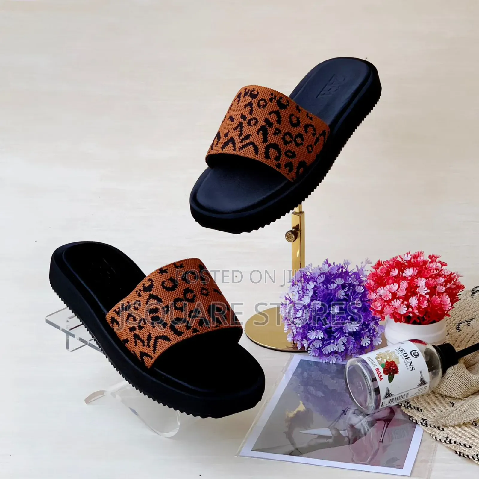 Colourful Patterned Slippers