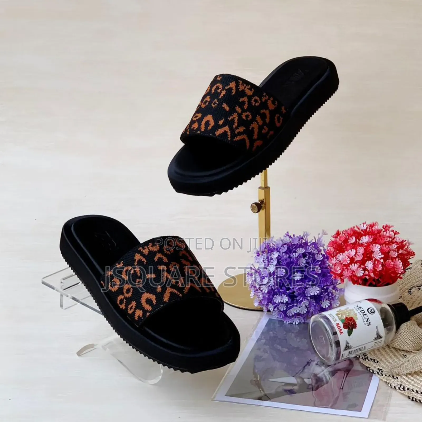 Colourful Patterned Slippers