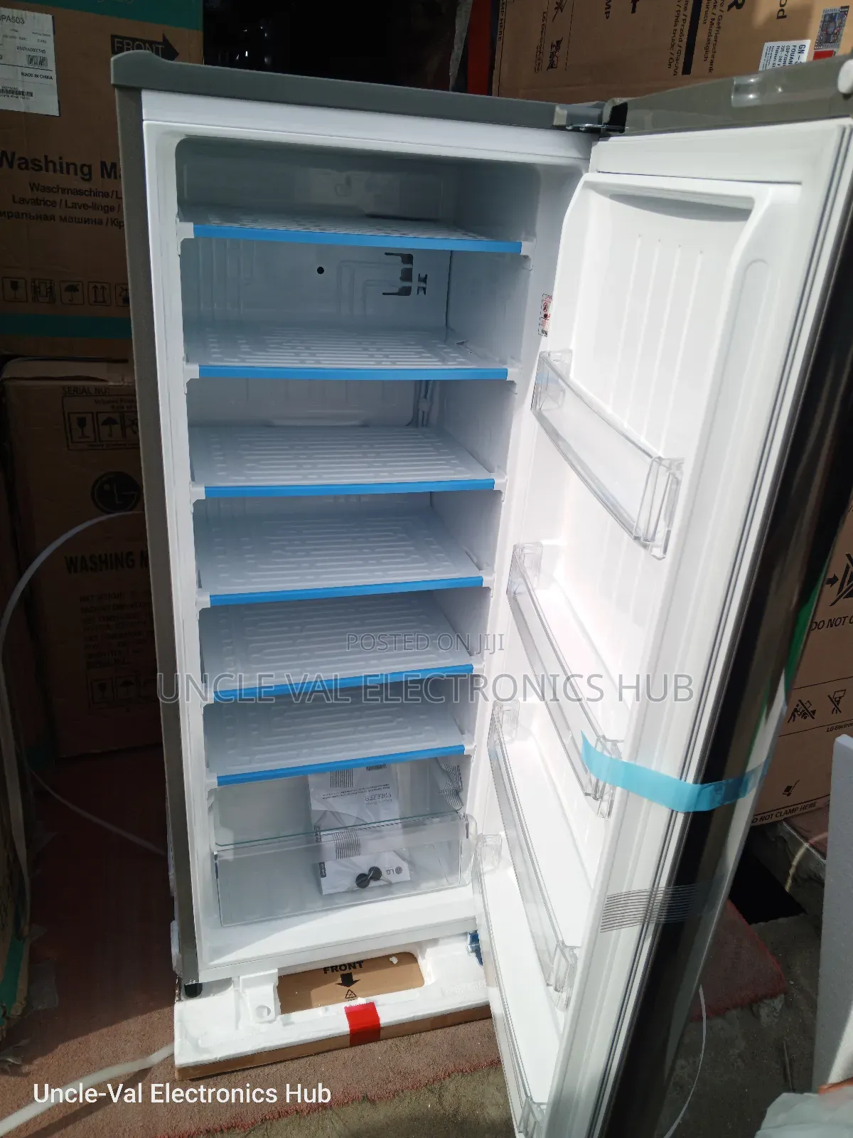 Lg Upright Freezer Silver
