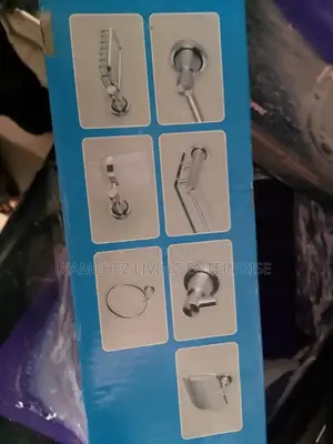 Aluminum 7pcs Sets Bathroom Accessories