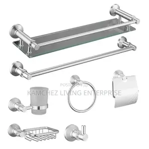 Aluminum 7pcs Sets Bathroom Accessories