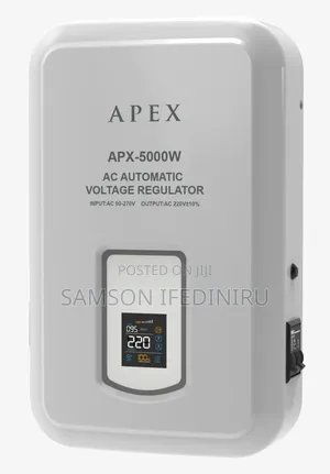 Apex 5000w Relay Wall Mount Voltage Stabilizer 90v-270v