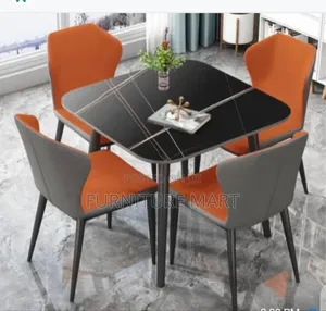 4 Seats Marble Dinning Set